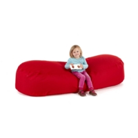 Giant Oval Beanbag Red