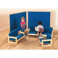Warwick 2 Seater Sofa Blue