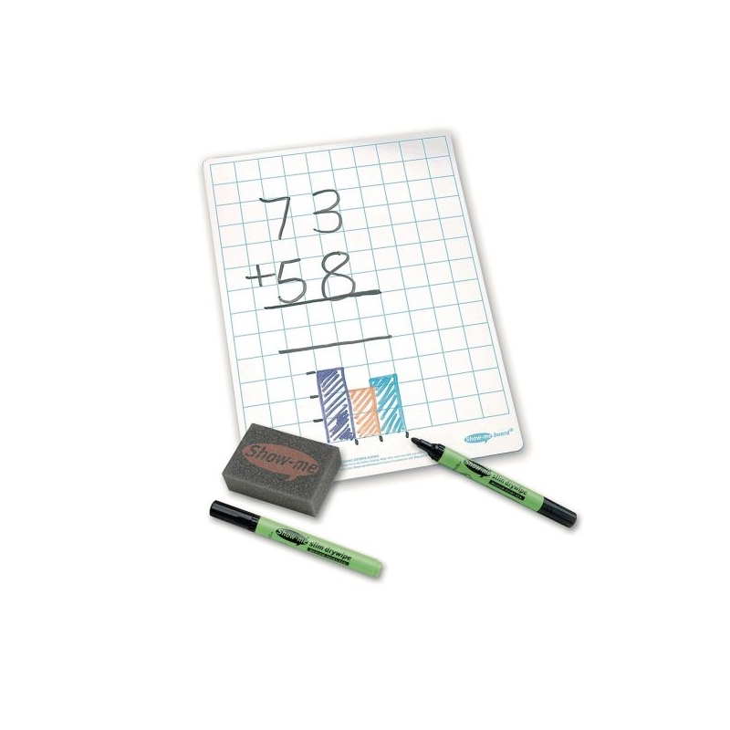 ShowMe A4 Gridded Whiteboard P100