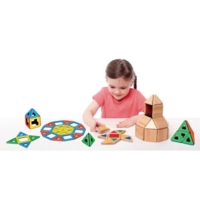 Wooden Magnetic Polydron Set