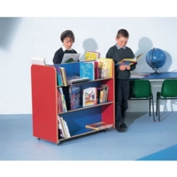 Red Blue Mobile Bookcase