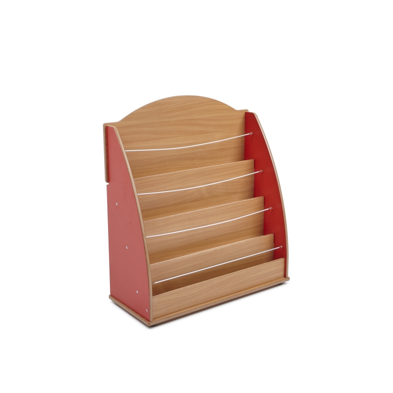 Small Faceon Book Display Unit Blu Beech