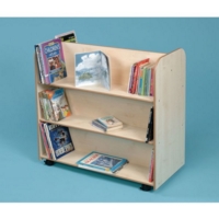 Mobile Bookcase Beech
