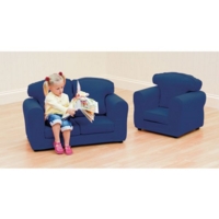 Kids Sofa Loose Cover Blue