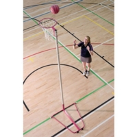 Harrod Wheel Away Netball Posts Pink