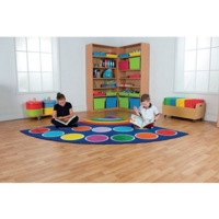 Rainbow Corner Placement Carpet