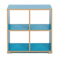 4 Cube Room Divider Cyan