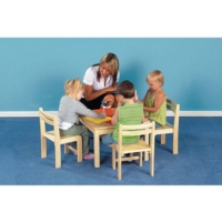 Stkble Wooden Chair Pk 4 210mm