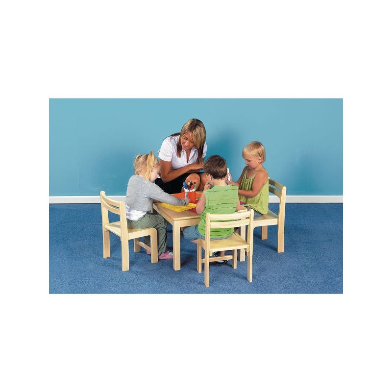 Stkble Wooden Chair Pk 4 210mm