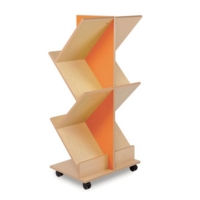 Ladder Book Display Orange
