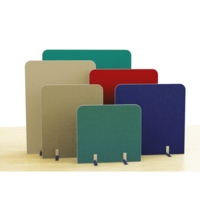 Curved Spacedivider Lgt Blue 180x160