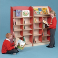 Display Bookcase 1200mm Blue