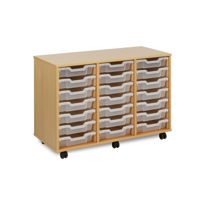 21 Shallow Tray Unit Cyan