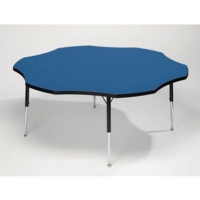 Height Adj Flower Table Blue