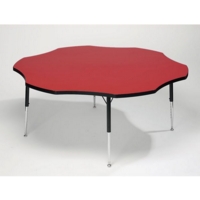 Height Adj Flower Table Red