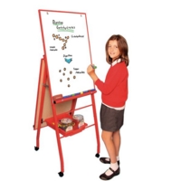 Single Brd A Frame Easel-Red