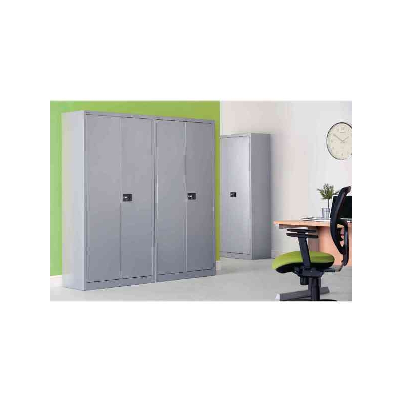 Bisley Cupboard 1000mm Silver