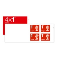 Large Letter 1st Class Stamps PK4 (First Class Large)