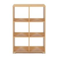 6 Cube Room Divider Vert Cyan