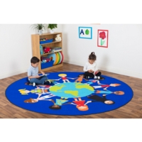 Children Of The World 3m Circular Carpet