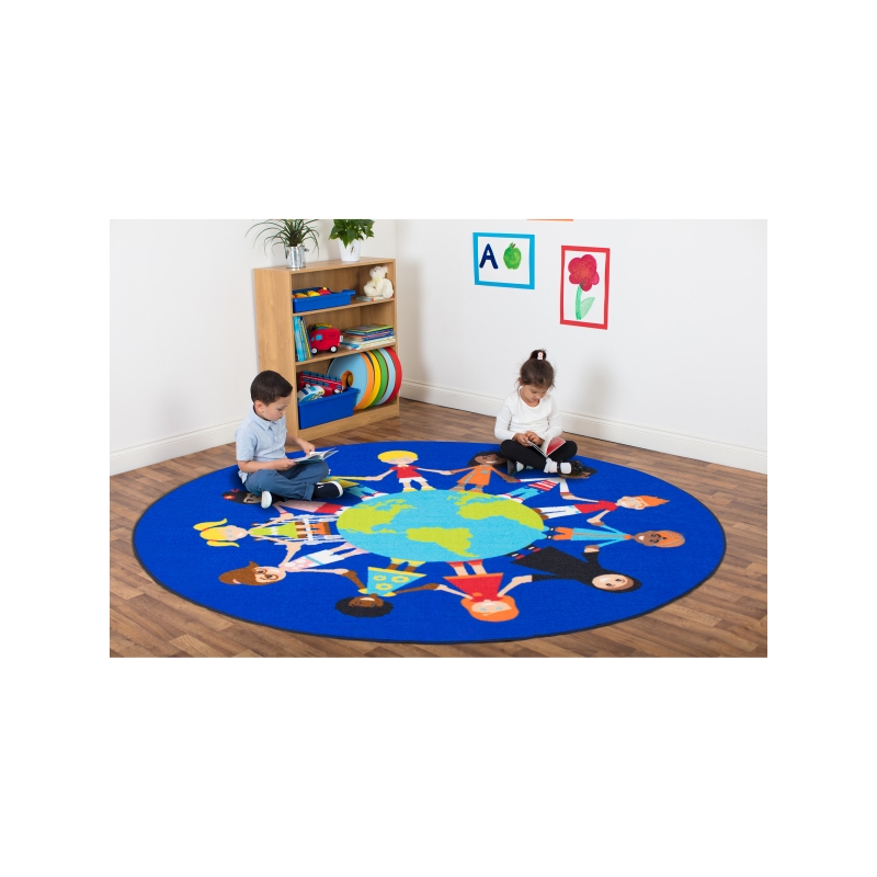 Children Of The World 3m Circular Carpet