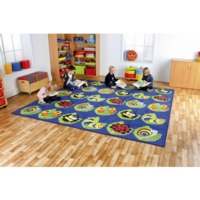 Large Square Bug Carpet 3m X 3m