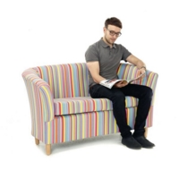 Adult Tub Sofa Stripe