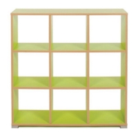 9 Cube Room Divider Lime