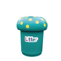 Mushroom Bin - Litter - Green