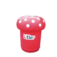 Mushroom Bin - Litter - Red