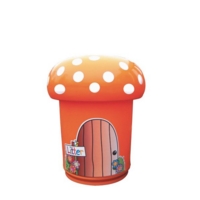 Mushroom Litter Bin Door Red