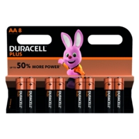 Duracell Plus Power Battery AA Pack of 8 (81275377)