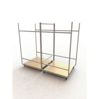 Fast Fold Trolley Rectangular - Double