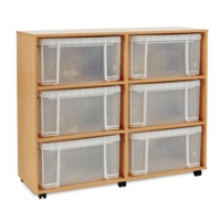 Really Useful Storage Unit Jumbo Box Unit (6 x 48L)