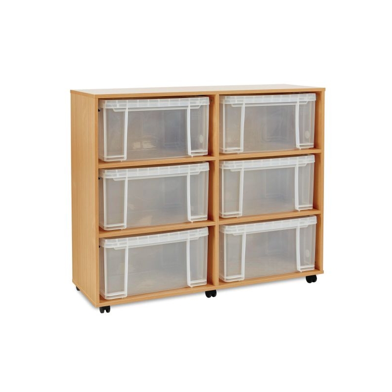 Really Useful Storage Unit Jumbo Box Unit (6 x 48L)