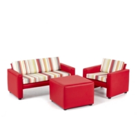 Horizon Set Red Stripey Set