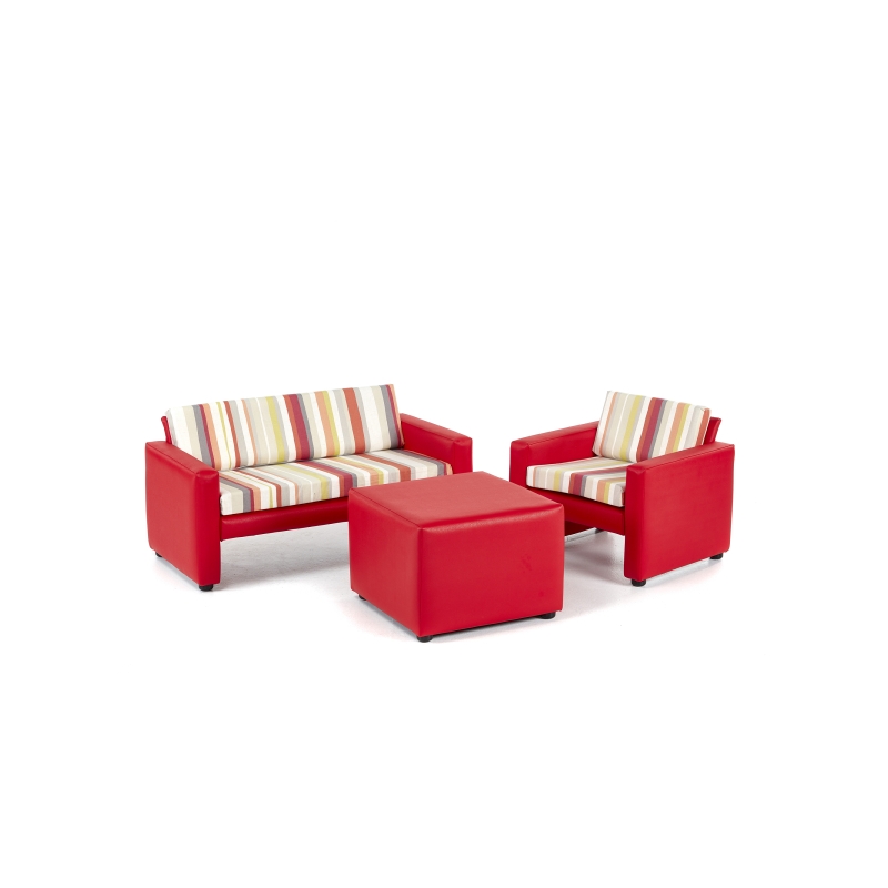 Horizon Set Red Stripey Set