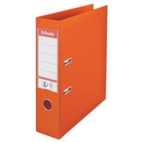 Esselte No1 Power Lever Arch Plyprop A4 Orange Pk10