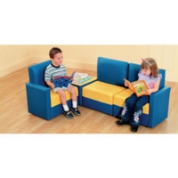 PVC Reading Corner Red Yellow