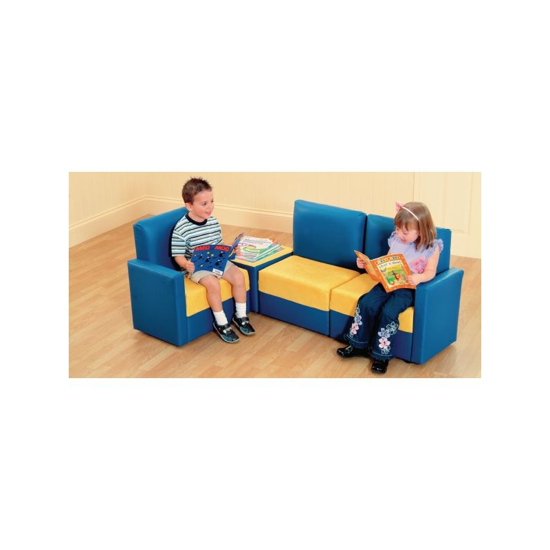 PVC Reading Corner Red Yellow