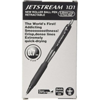 Uni-Ball uni-ball Jetstream 101 Capped 1.0 SX-101-10 Black (Pack 12) 120972000