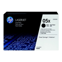 Bundle: HP 05X (Yield: 6,500 Pages) High Yield Black