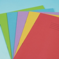 Exercise Book Blank 32 Page 205x165mm Pink Pk100