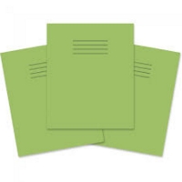 Exercise Book 8mm Ruled & Marg 48Page 205x165 Lt Green PK100