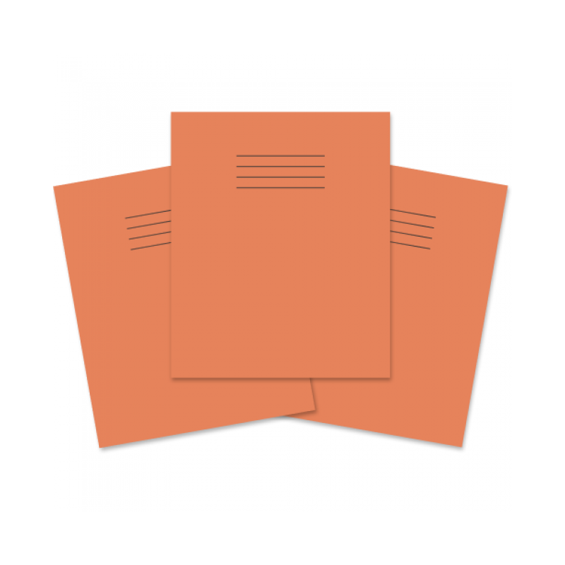 Exercise Book 5mm Squared 80 Page 205x165mm Orange PK100