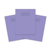 Exercise Book 8mm Ruled&Margin 80 Page 230x180mm Purple Pk100