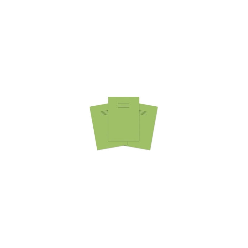 Exercise Book Blank 32 Page A4 Light Green Pk100