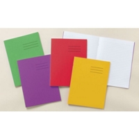 Exercise Book 8mm A4 Ruled & Margin 80 Page Purple Pk50