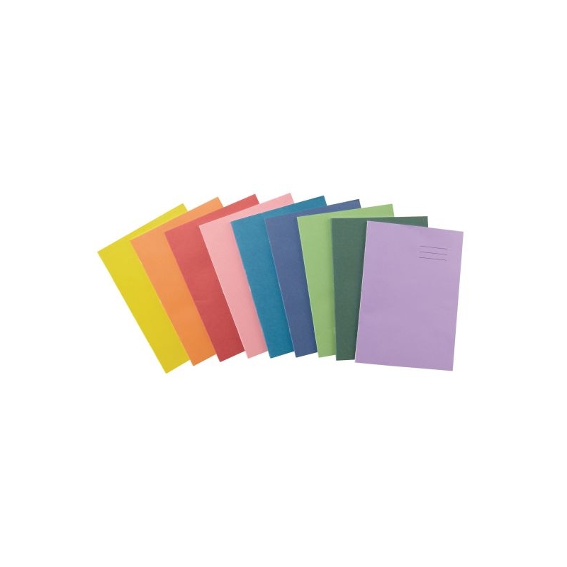 Exercise Book 8mm A4 Ruled & Margin 80 Page Yellow Pk50