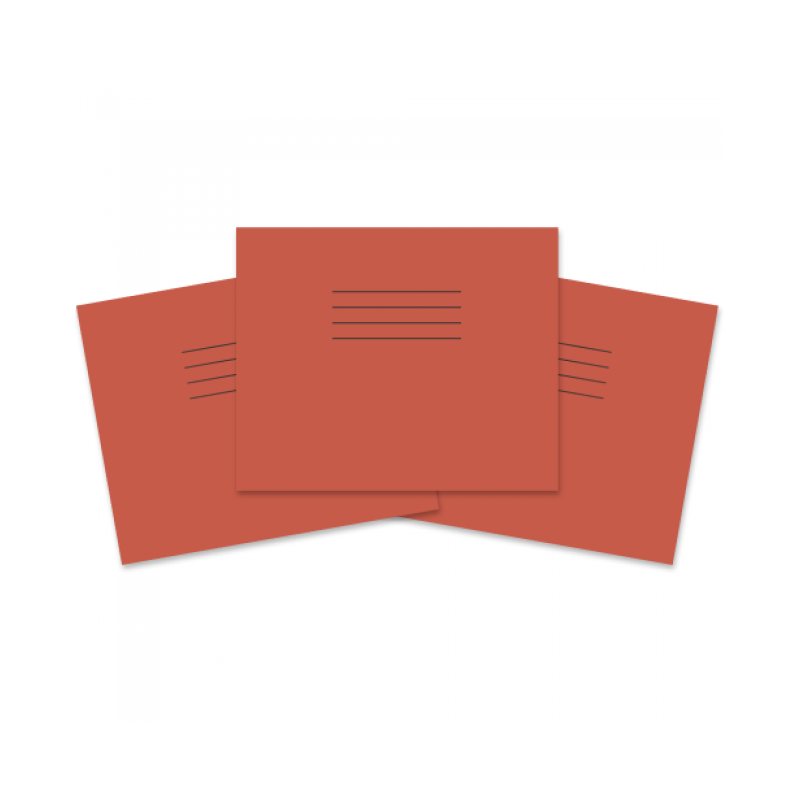 Infant Book 11mm Ruled 24 Page 133x165mm Red Pk100